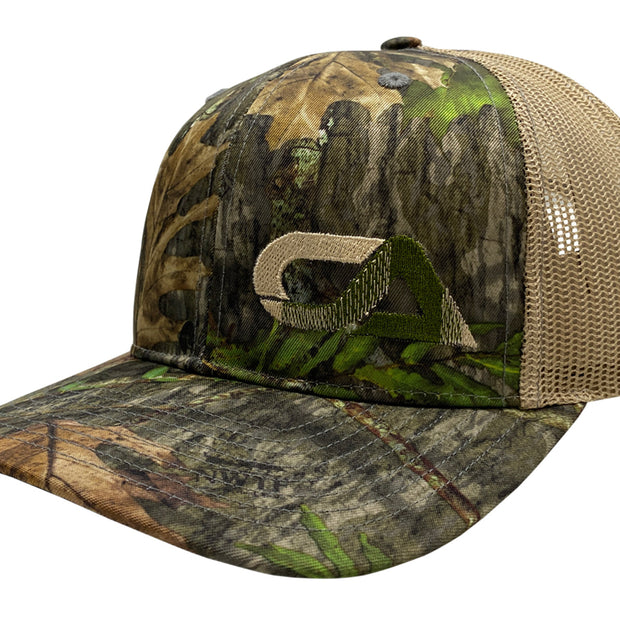 CA Tech USA Logo Snapback Hat - Mossy Oak Camo