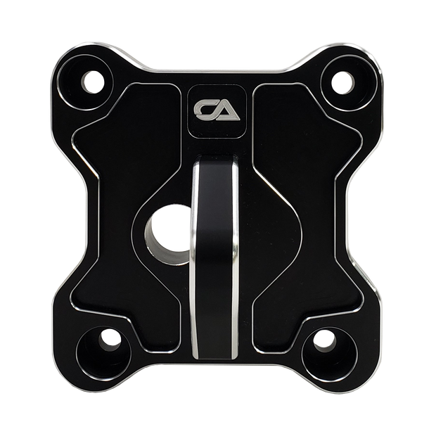 Polaris RZR XP1000 / Turbo Pull Plate / Radius Rod Plate Our Pull plate is machined from a solid piece of aircraft grade 6061 T-6 1.5"x 8" Aluminum bar stock. We then machine both pieces, send them out for anodize and then round all of our corners to give it a look that really pops and will wow anyone