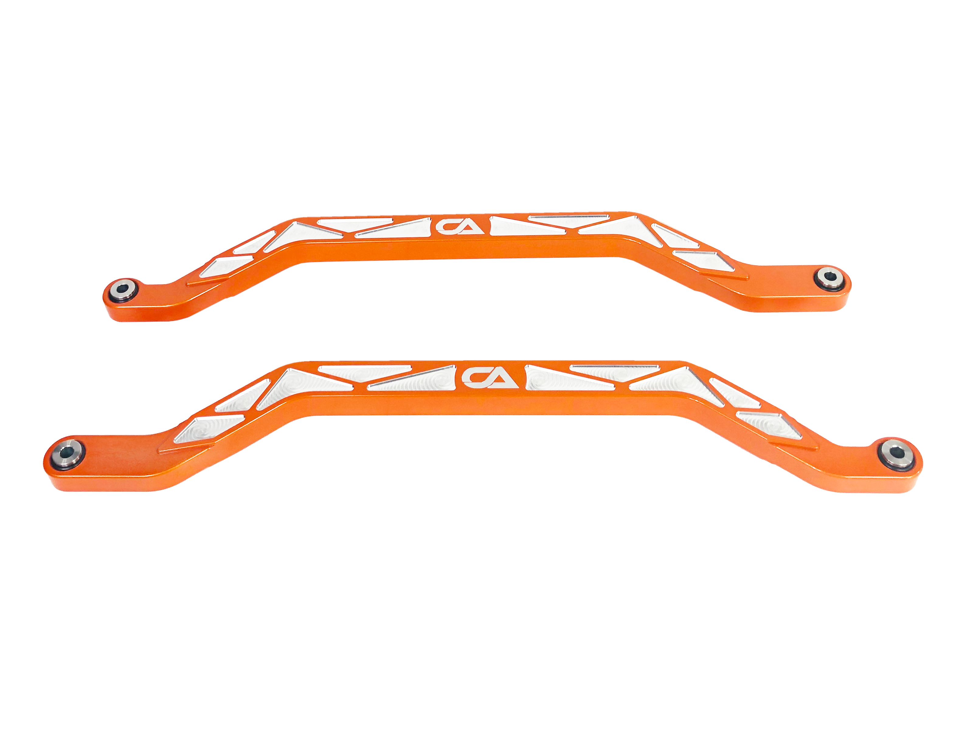 Our high clearance rods were designed with strength, dependability, and affordability all in mind. Our rods finish in the absolute largest rods on the market. We have a finished thickness of 1.25 inches throughout the entire center of the rod where it really counts, and a finished height of the rod at over 1.5 inches. Making these the absolute thickest rod on the market. Our rods also boast a full 3 INCHES OF ADDED GROUND CLEARANCE!! So take the washed out trail with confidence in mind.