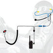 RUGGED Wired Driver Only Communication Kit with RDH16 Radio Kit with Helmet Speakers