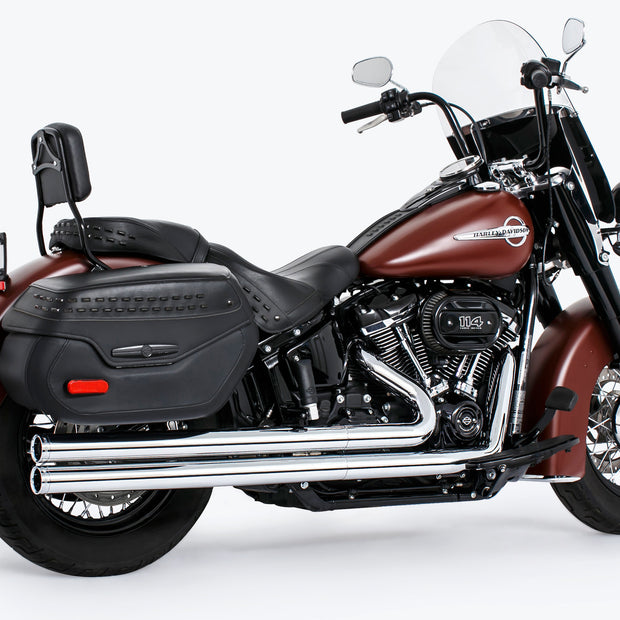 Independence Long Chrome W/Chrome Tip M8 Softail
