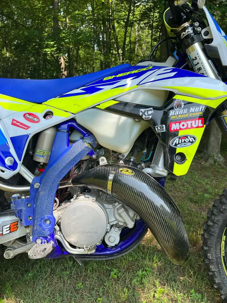 Pipe  Guard  Carbon  Fiber Sherco