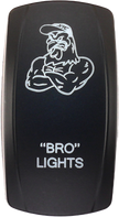 Dash Switch Rocker Face Bro Lights