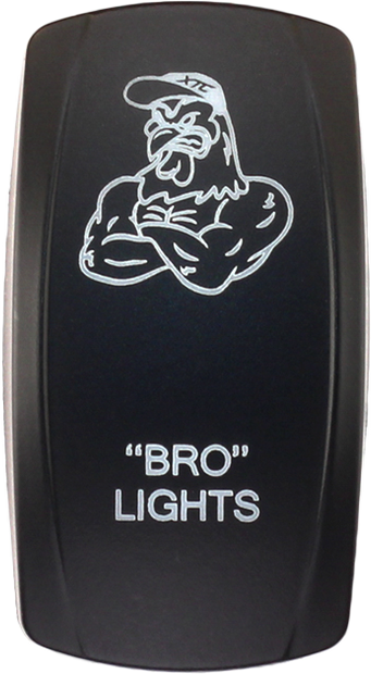 Dash Switch Rocker Face Bro Lights