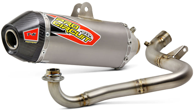 T 6 S/S Exhaust System W/Carbon Cap