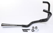 Full System 2/1 Megaphone Honda Black/Chrome