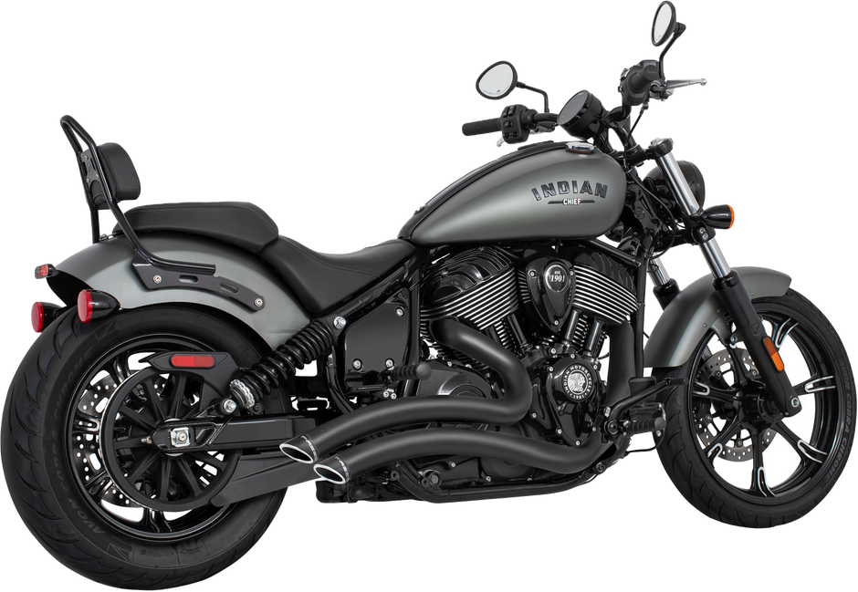 Sharp Curve Radius 2.5" Indian Chief Bk/Bk