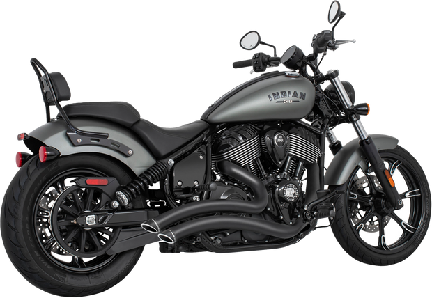 Sharp Curve Radius 2.5" Indian Chief Bk/Bk