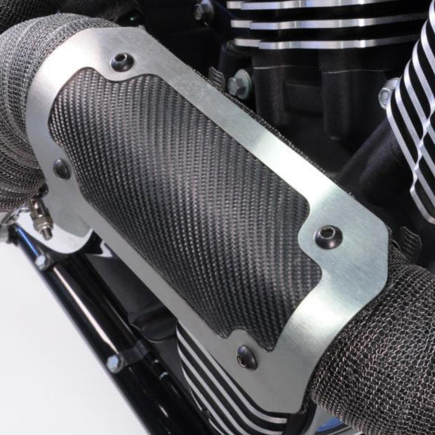 Gen 3 Onyx Heat Shield Brushed/Black 4"X8"