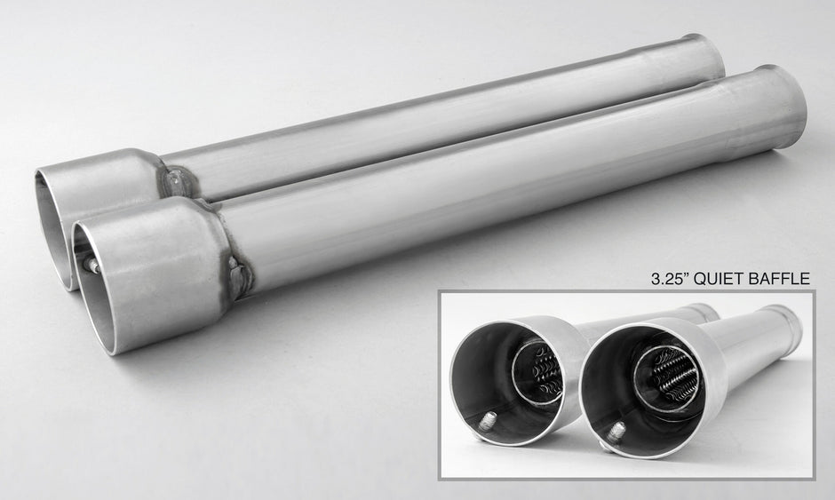 Quiet Baffle 3.25" Slip Ons