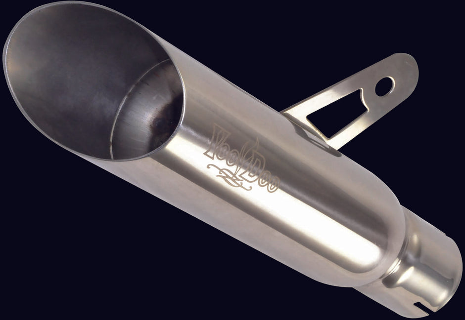 Shorty Exhaust Single Muffler Polished