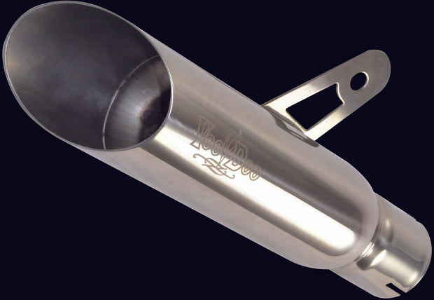 Shorty Exhaust Single Muffler Polished