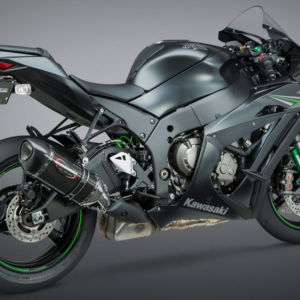 Street Alpha Slip On Exhaust Ss Cf Cf