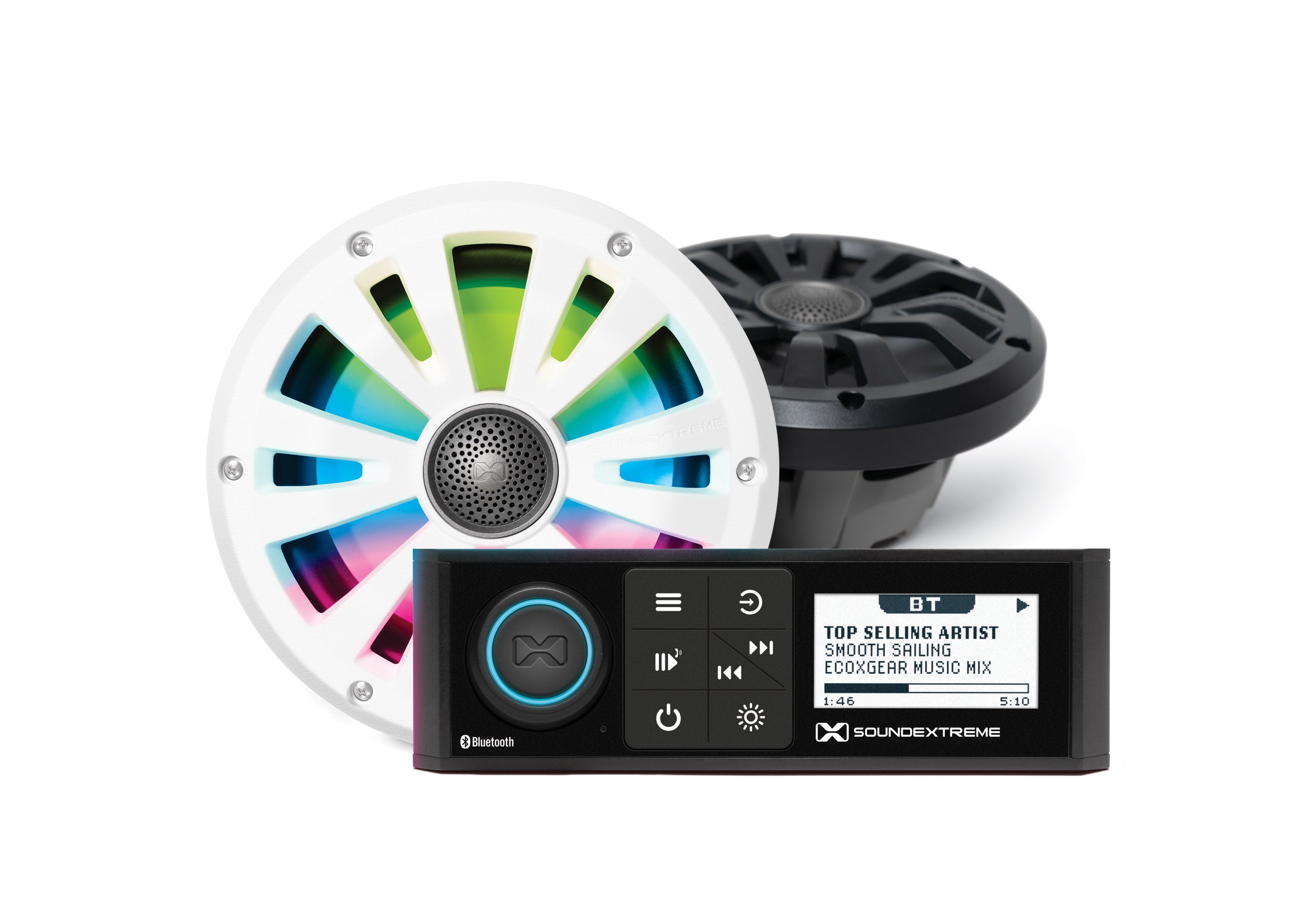 Marine Din Radio Led Controller 2 6.5
