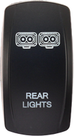 Dash Switch Rocker Face Rear Lights