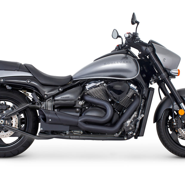 Exhaust Combat 2 Into 1 Black Suz