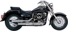 Blvd Slashcut Slip On Chrome Yam V Star 650