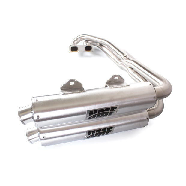 Side By Side Exhaust Brushed Performance Dual System