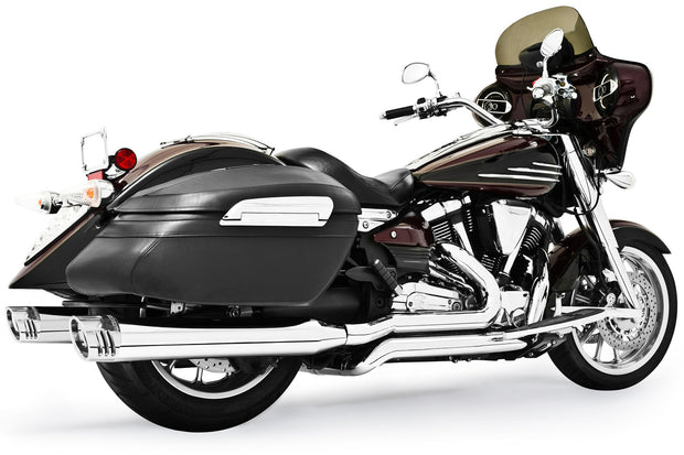 4" Racing System Chrome Sculpted Tip Yamaha