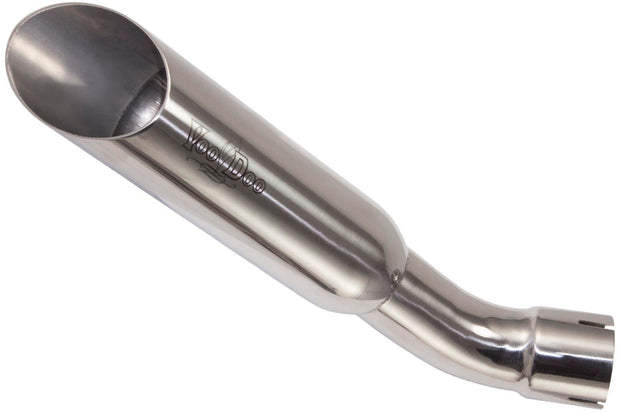 Single Shorty Slip On Exhaust Polished