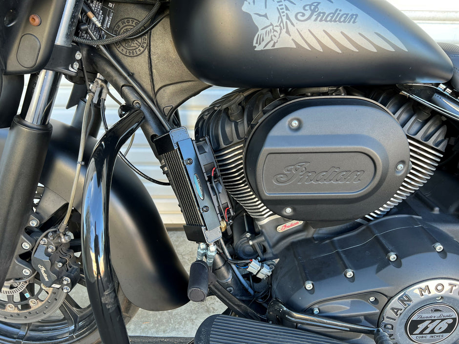 Indian Oil Cooler Side Mount Naked