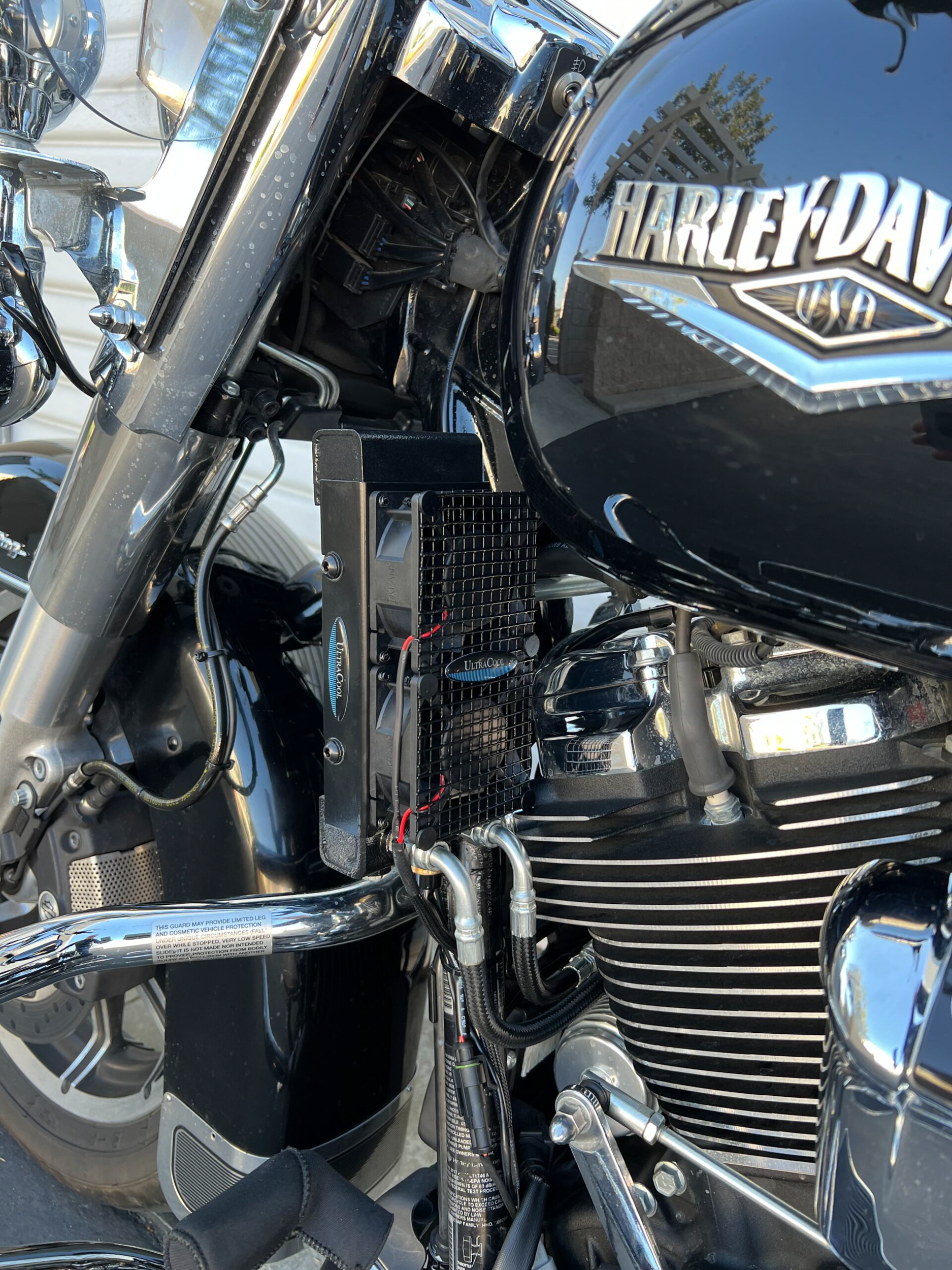 Oil Cooler M8 Touring `17 23 (Chopped Guard)
