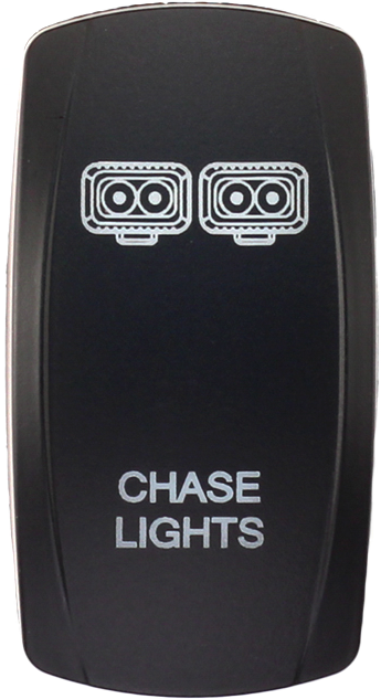 Dash Switch Rocker Face Chase Lights