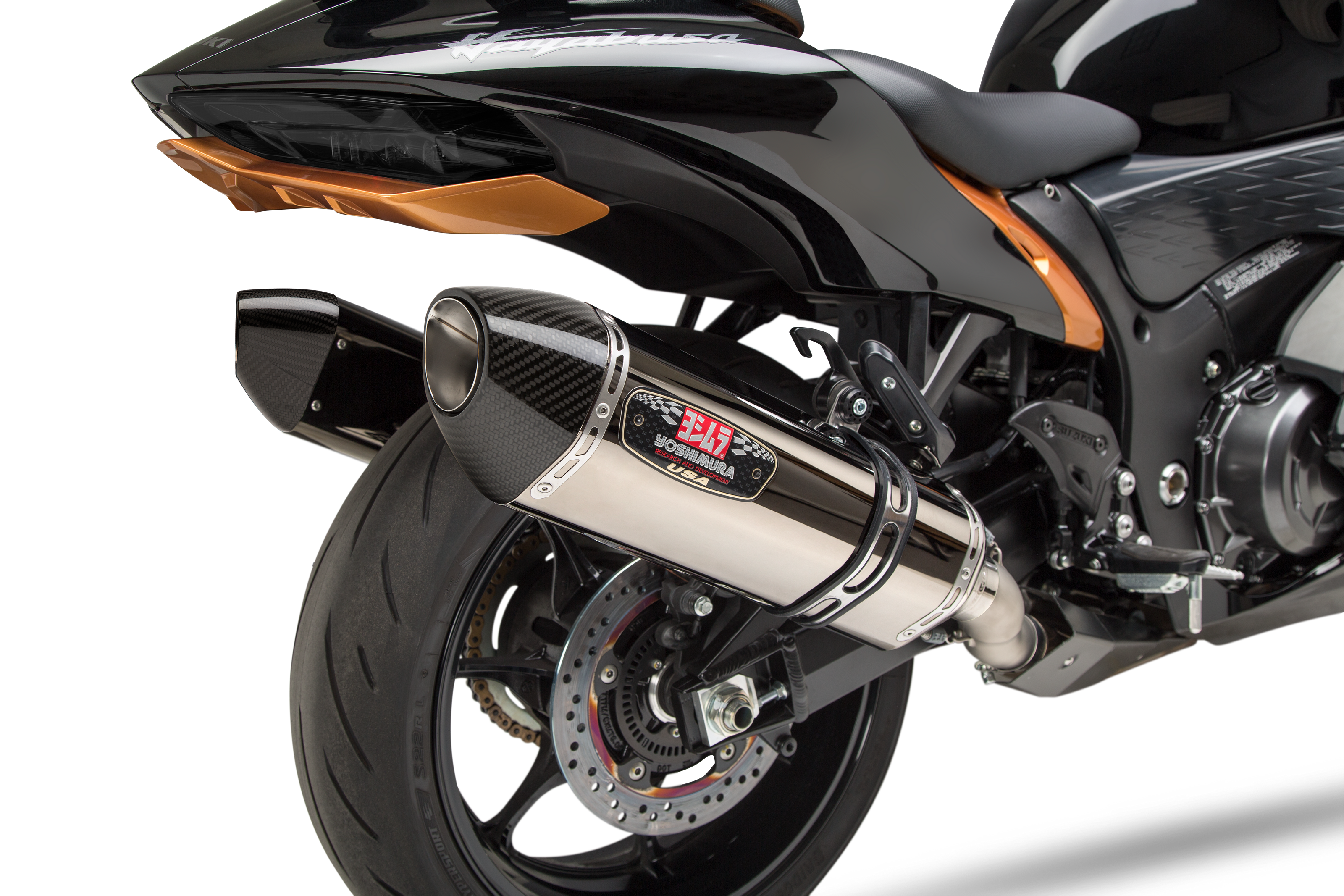 Exhaust Race R77 Slip On Ss/Cf Suz