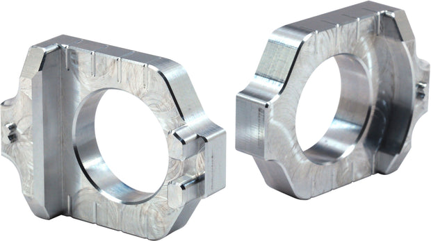 Axle Blocks Elite Kaw/Suz Silver