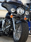 Front Mount Oil Cooler Evo/Tc Tour `94 08 Glos Blk