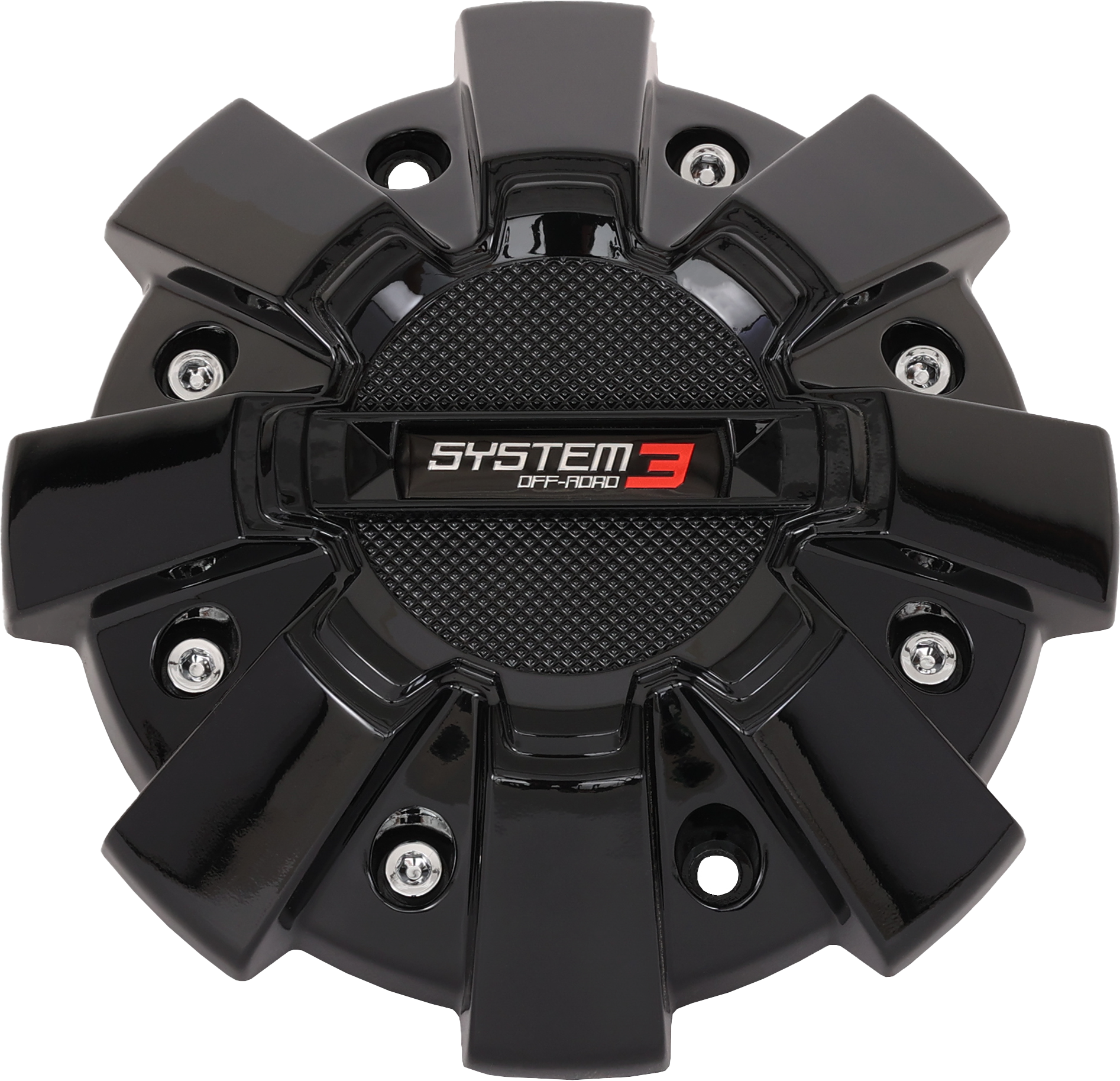 St7 Center Cap Dual Fit Bolt In Gloss Black