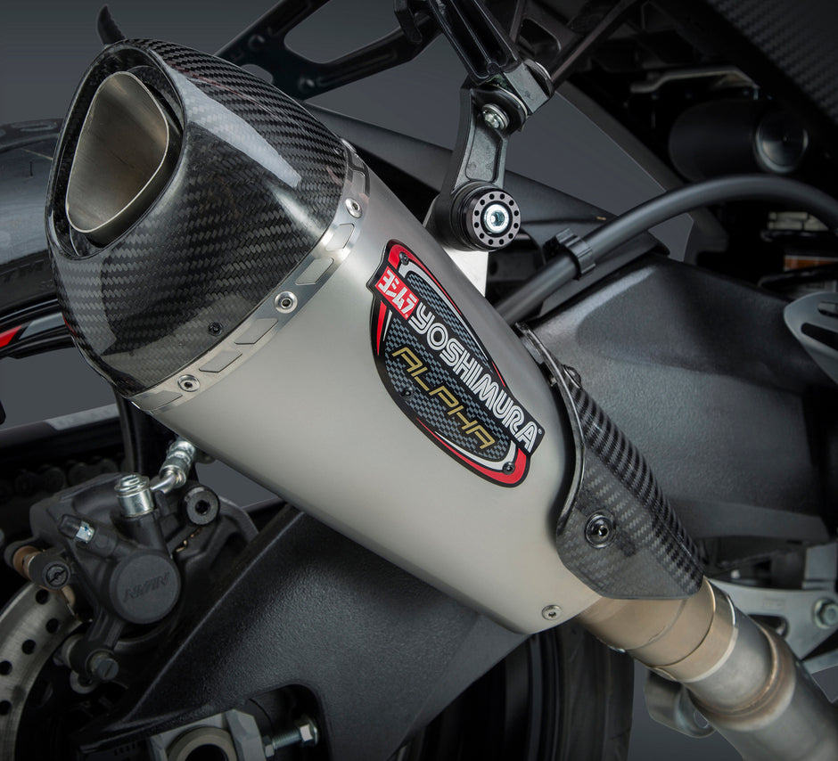 Exhaust Street Alpha T Slip On Ss Ss Cf Works
