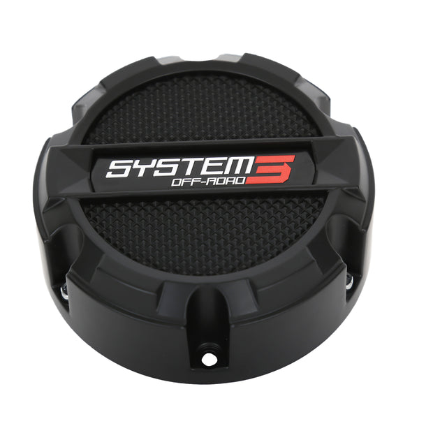St3 Center Cap 4/137 & 4/156 Snap In Matte Black