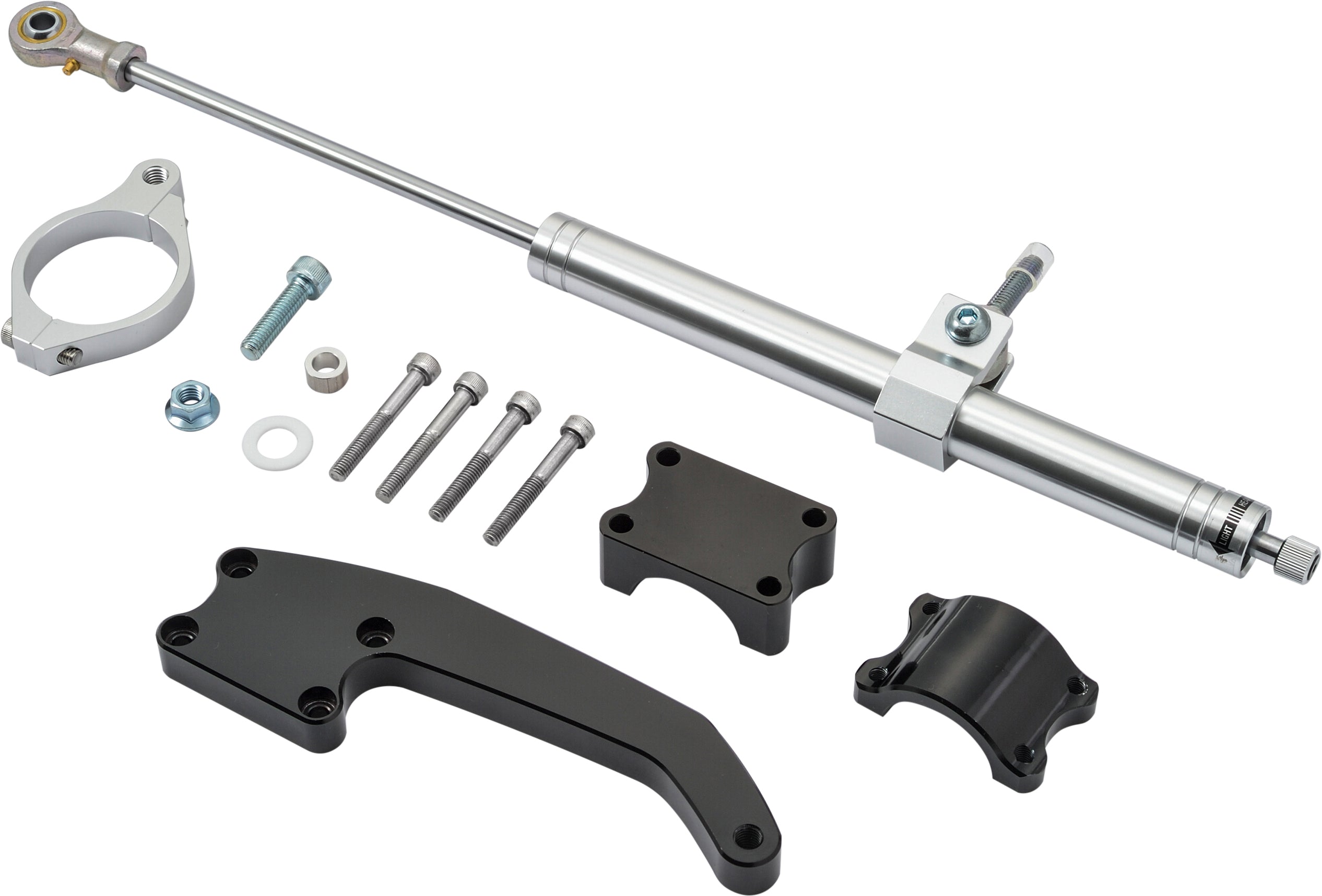 Steering Damper 17 Up Flt Silver