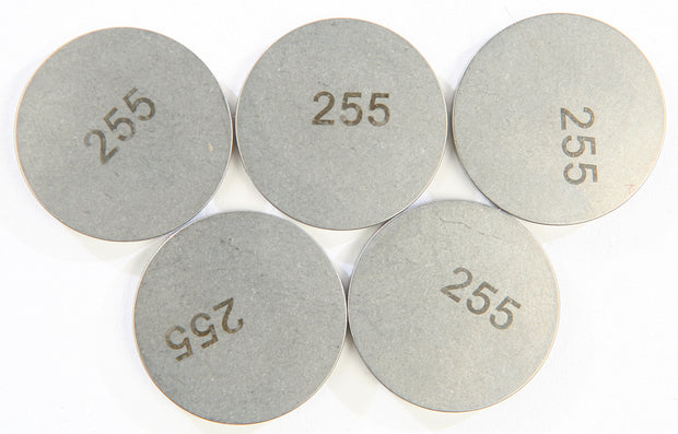 Valve Shims 2.55mmx25mm 5/Pk