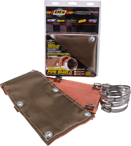 Titanium Flexible Heat Shield 4" X 12"