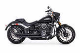 Upsweep W/Star End Cap Black M8 Softail