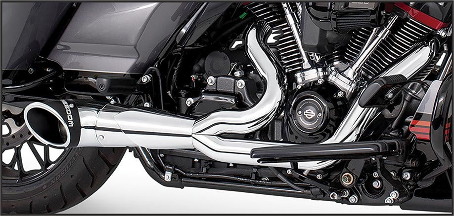 Turnout 2 1 Chrome W/Blk Sculp Tip `95 16 Flt/H