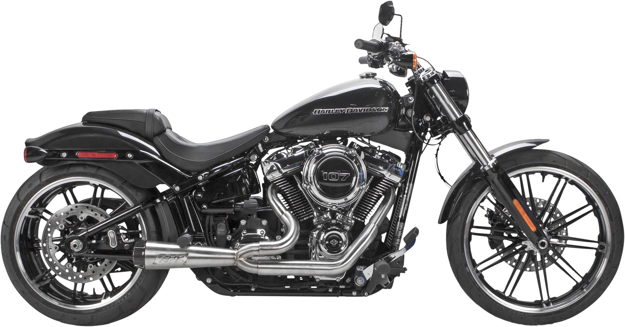 Comp S 2 1 Softail Brushed W/Cf Endcap