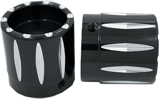 Axle Nut Cover Rival Black 1"