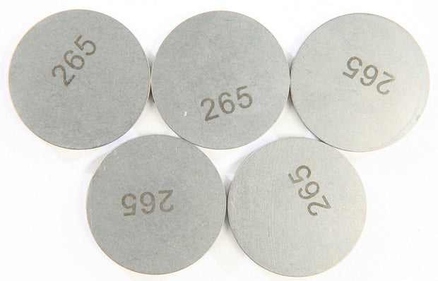 Valve Shims 2.65mmx25mm 5/Pk