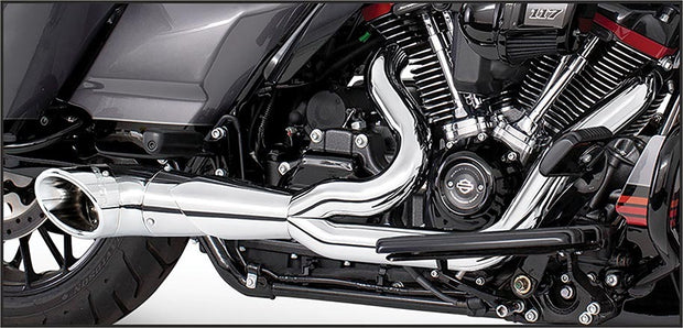 Turnout 2 1 Chrome W/Chrome Tip `17 Up Flt/H