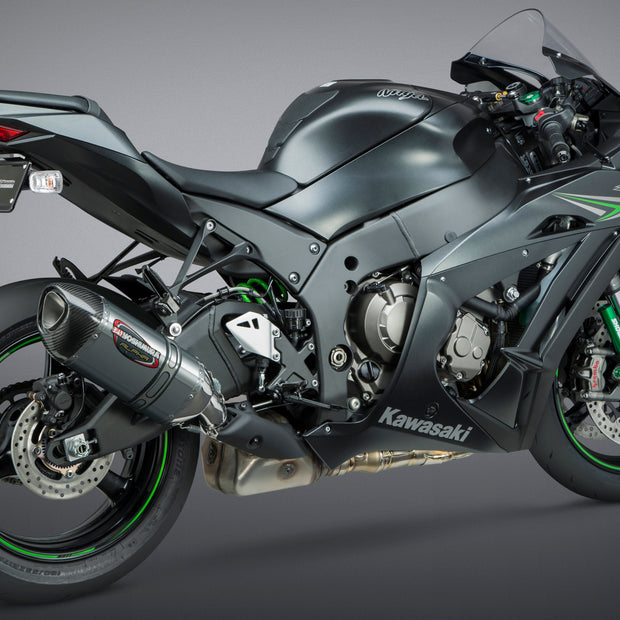 Street Alpha Slip On Exhaust Ss Ss Cf