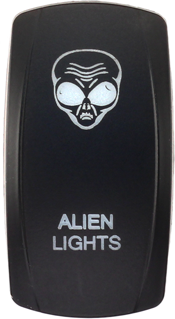 Dash Switch Rocker Face Alien Lights