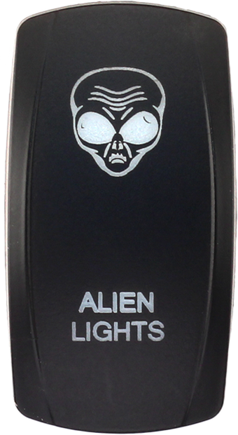 Dash Switch Rocker Face Alien Lights