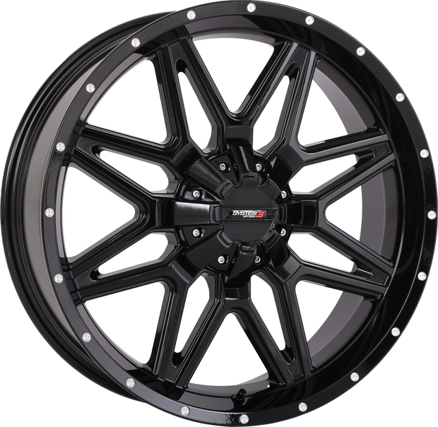 St7 Wheel 20x7 4+3 (+10mm) 4/137 & 4/156 Gloss Black