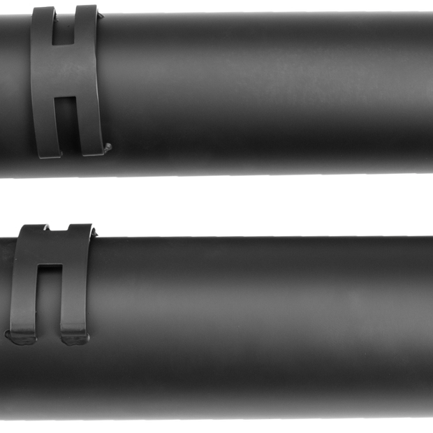 American Outlaw Slip Ons 4.5" Black W/Black Tip Indian