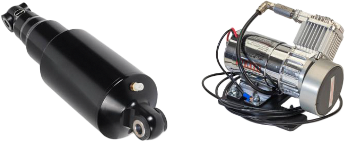 Air Shocks Ultimate Ride Chr M8 Softail