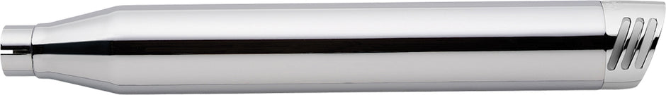 3 1/4" Racing Slip Ons Chrome W/Black Tip Dyna