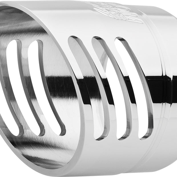 End Cap 4" Chrome Racing
